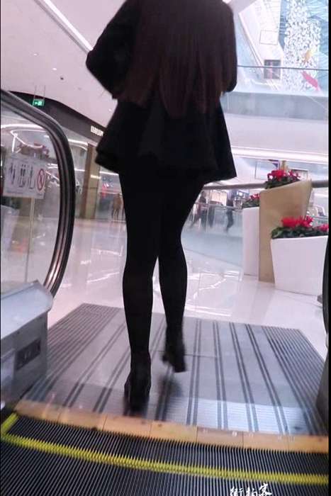 [街拍客视频]jx0450 极品黑丝短裙气