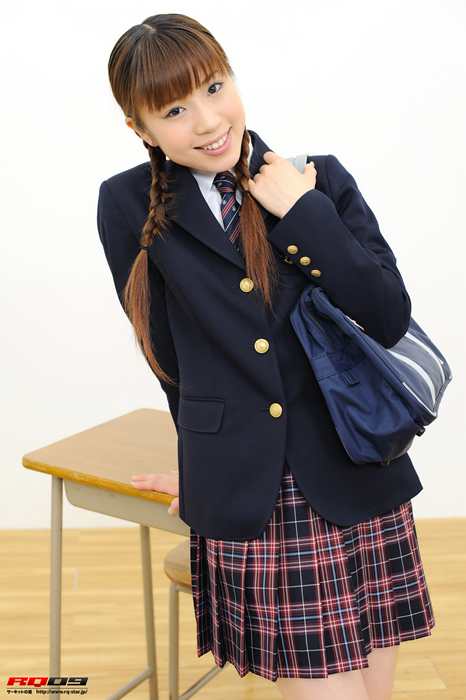 RQ-STAR写真NO.0165 Yuko Momokawa 桃川祐子 Student Style 2短发学生美女